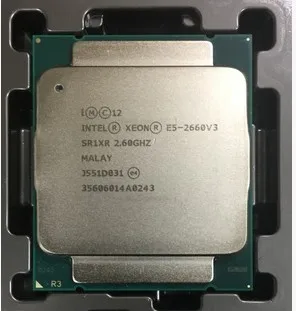 Intel ЦП Xeon E5-2660V3 SR1XR 2,60 ГГц 10 ядер Натяжной канат длиной 25 м LGA2011-3 E5-2660 V3 процессор E5 2660V3 E5 2660 V3 x99