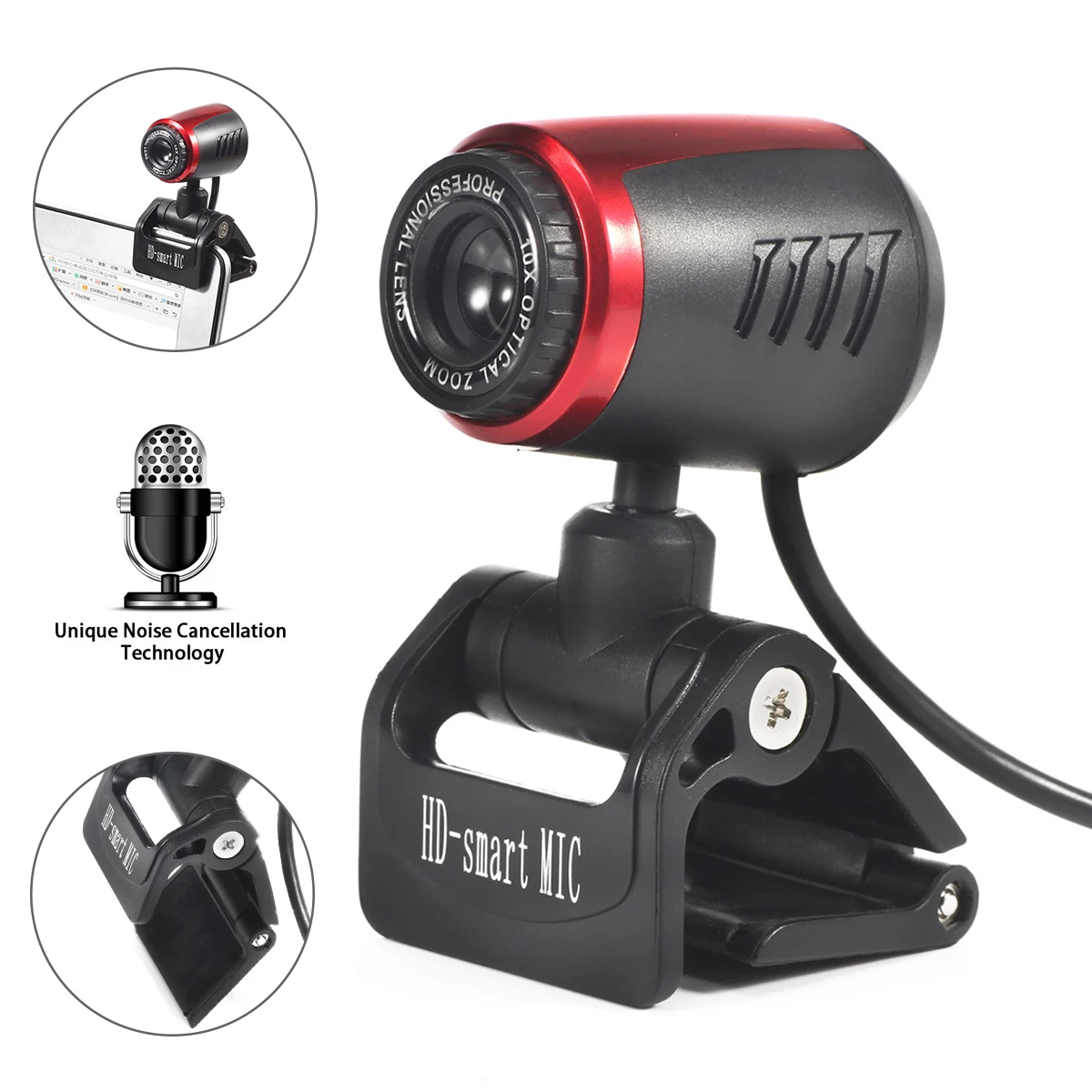 

Webcam 16 Million Pixels Web Camera USB 2.0 Webcams Web Cameras With Mic Auto Color Correction For Computer Laptop Desktop PC
