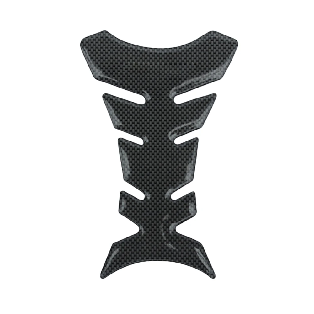 

HOT 1pcs Carbon Fiber Tank Pad Tankpad Protector Sticker For Motorcycle Universal Fish Bone Shape Sticker