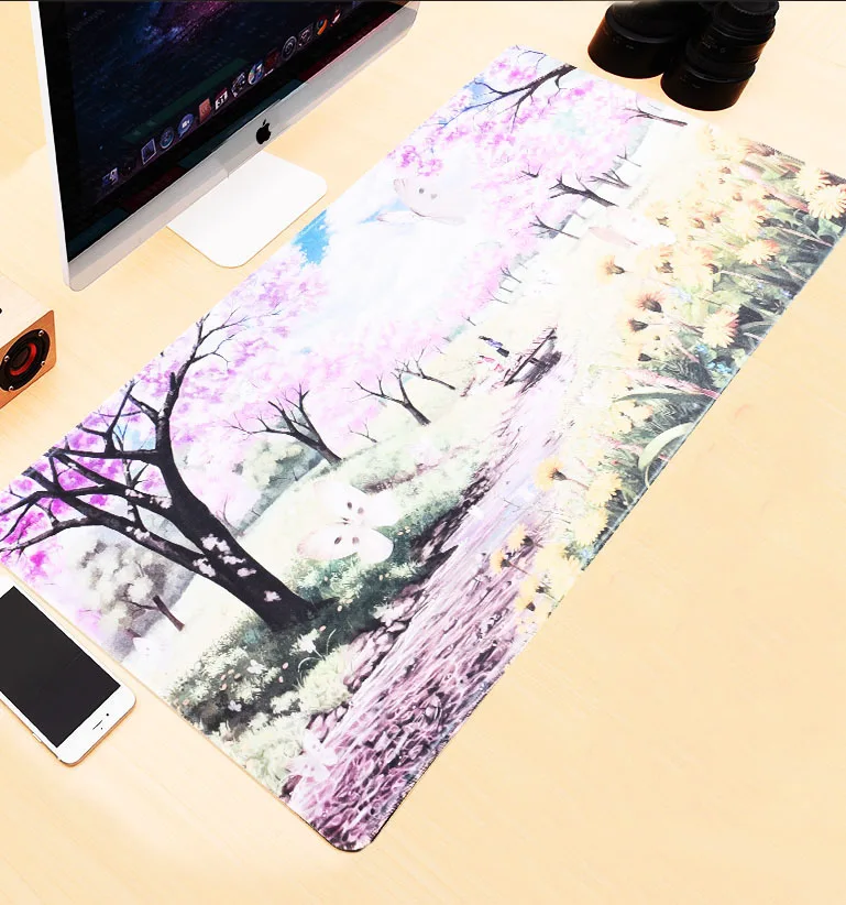 100 x 50 90x40 80x30 XXL Large Mouse pad gamer Mousepad Keyboard mat Office Table Cushion Home Decor Estera ONE PIECE anime map gaming mousepad