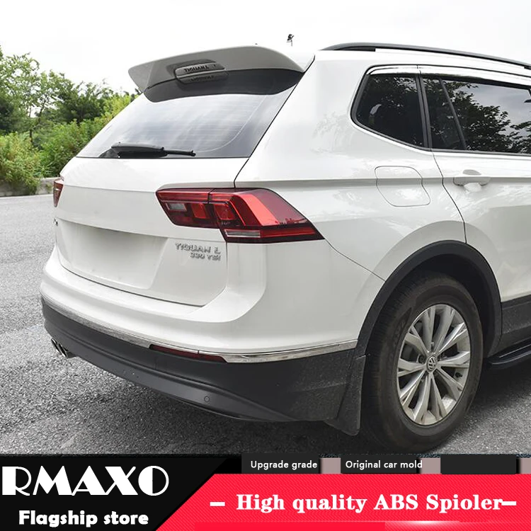 Спойлер для Volkswagen Tiguan L 2017 2018 высококачественный материал ABS заднее крыло