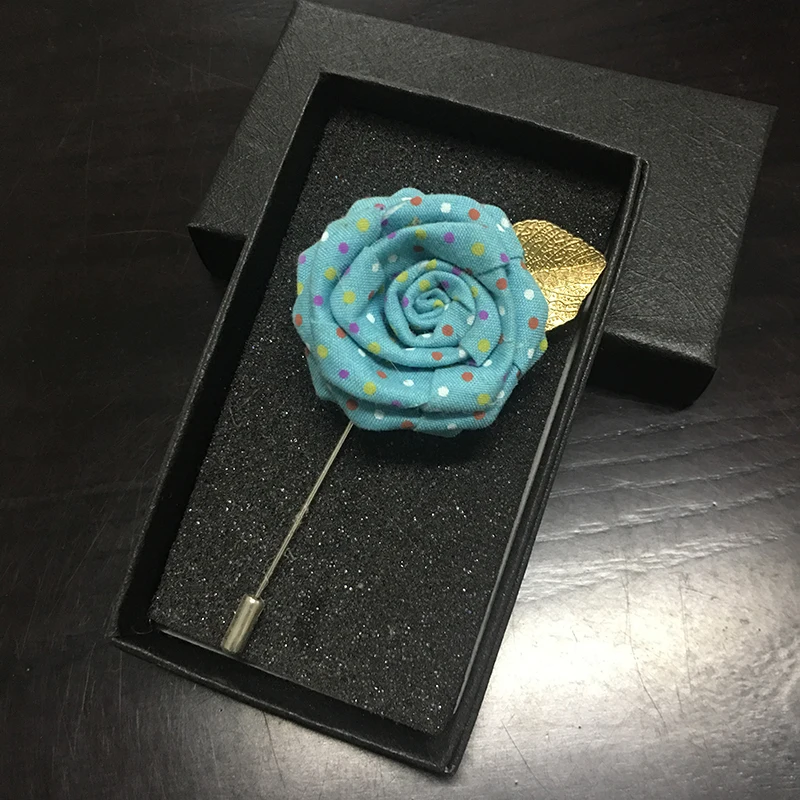 No BOX Brooches Британская Мужская и женская романтическая брошь из сплава на лацкане, брошь для жениха, свадьбы, клуба, вечерние, для костюма, цветочные броши в форме цветка розы аксессуары для корсажа - Цвет: No BOX Brooches