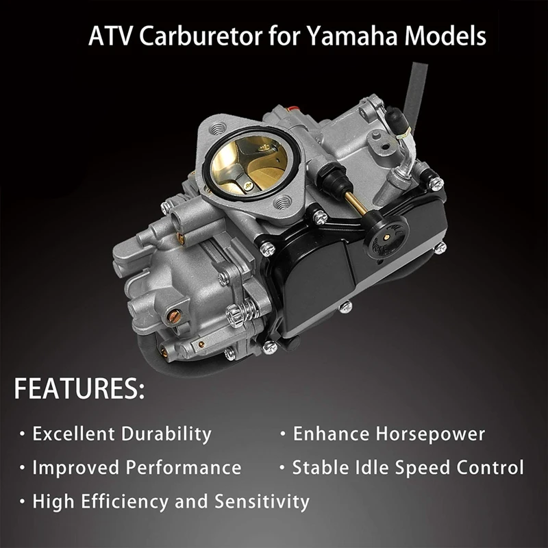 Карбюратор для ATV Yamaha 1987-1990& 1992-1995 Moto-4 350 YFM350, 1987-2004 воин 350 YFM350, 1996-1998 Кадьяк 400 YFM40