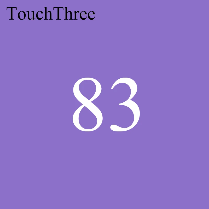 83 Touchthree на выбор, Цветной Художественный маркер на спиртовой основе, двойная головка, маркерная кисть для рисования, ручка для художника, школьные товары для рукоделия - Цвет: 83