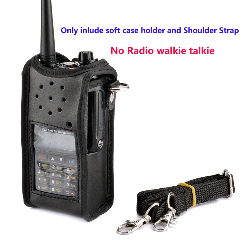 Leather Case Cover Bag For Baofeng UV-9R Plus BF-A58 BF-9700 GT-3WP UV-XR UV-5S UV 9R Walkie Talkie Accessories (2)