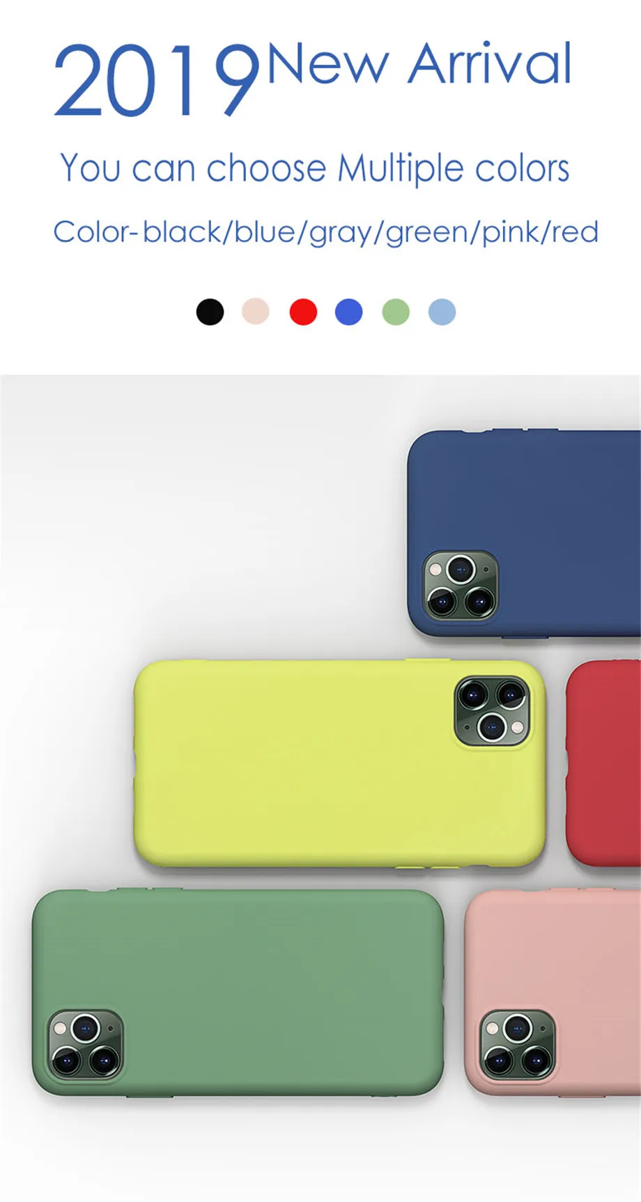 Роскошный жидкий силиконовый чехол для iPhone 7 6 6S 8 Plus 5 5S SE чехол для Apple iPhone 11 Pro X XS Max XR 7 Plus чехол Funda