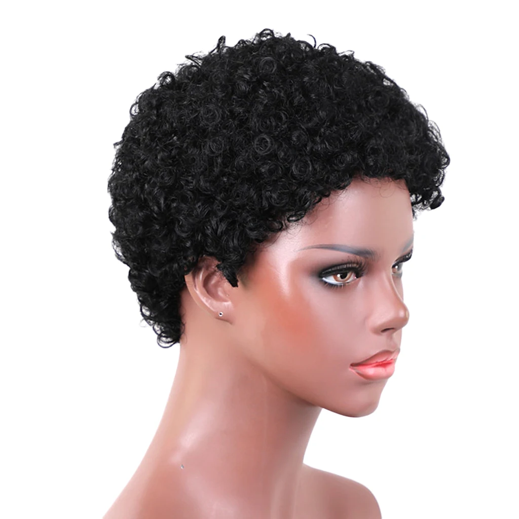 short wigs black hair