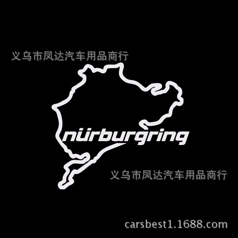 Y087 импортные товары горячие продажи Nurburgring бампер стикер s светоотражающий автомобильный стикер