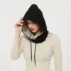 EMF Hood Hat, 5G Anti-Radiation, RF Shielding, WiFi Radiation Protection,, Black GREY 1