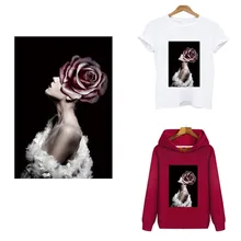 Термочувствительные Патчи модные красивые полосы термо-Стикеры для одежды на одежду передачи плавкие одежды цветок аппликация на заказ топы