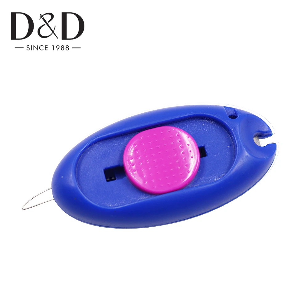 1 шт. пластмассовая носовая игла для проволоки, Нитевдеватель с резцом, инструмент для вставки ручного стежка, Нитевдеватель для рукоделия, швейные инструменты