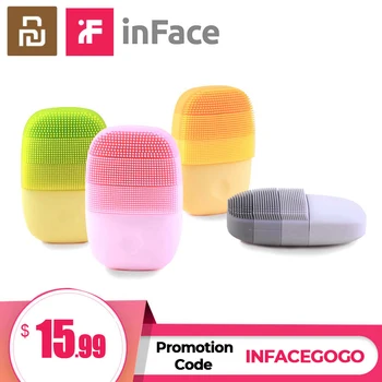 

Original Xiaomi Youpin InFace Facial Cleaning Brush Face Skin Care Tools Waterproof Silicone Electric Sonic Cleanser