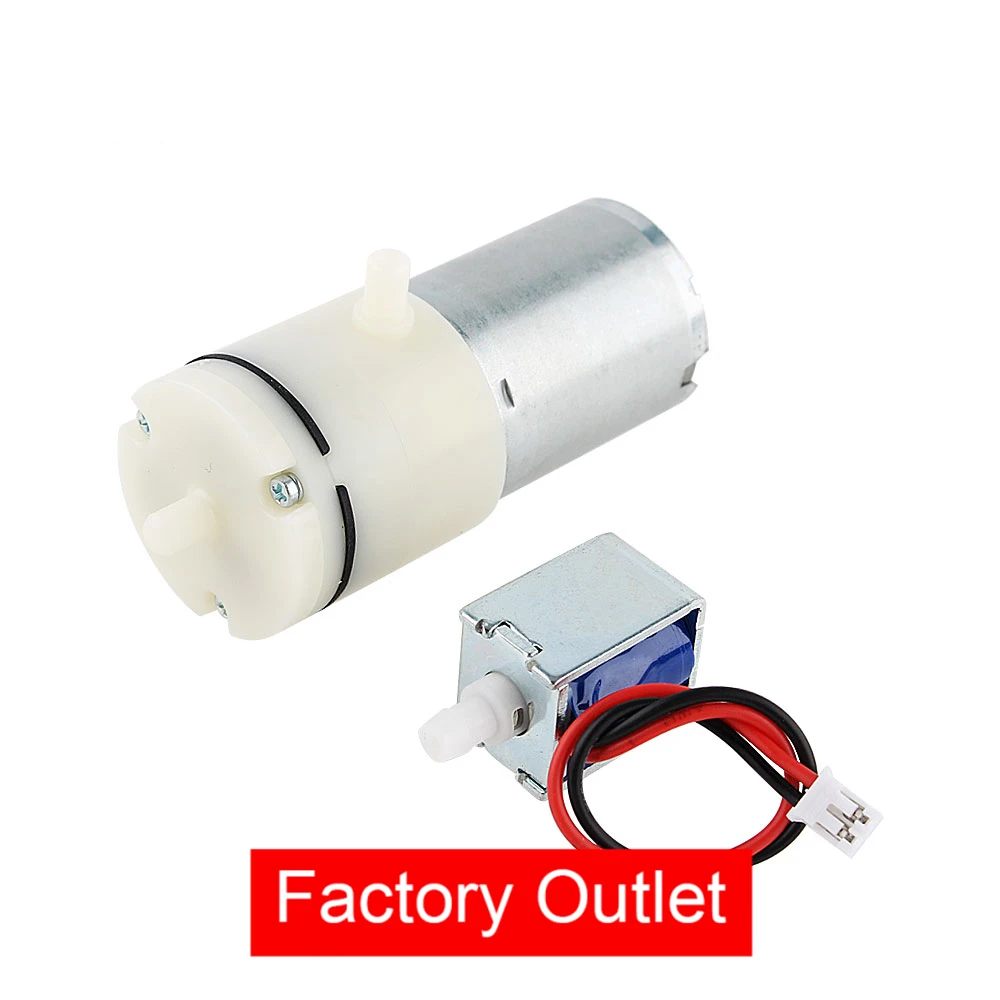 Chihai motor R370 DC 3.7V Vacuum Pump Micro Air with 5V Solenoid Valve | Обустройство дома