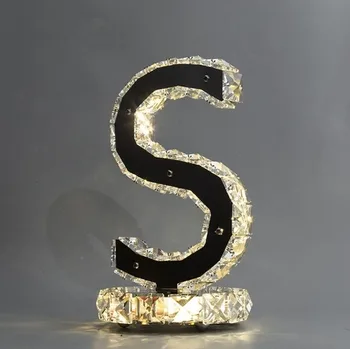 

Modern Crystal Table Lamps AC 85-260V Table Light Led Crystal Glass Desk Lamp for Bedroom,Living Room,Study,Office Desk Light