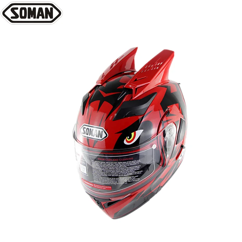 

Motorcycle Helmets Ear Horn Motobike Racing Helmet Decoration Horns for Full Face Helmet Accessories Motor Enclosure Capacete
