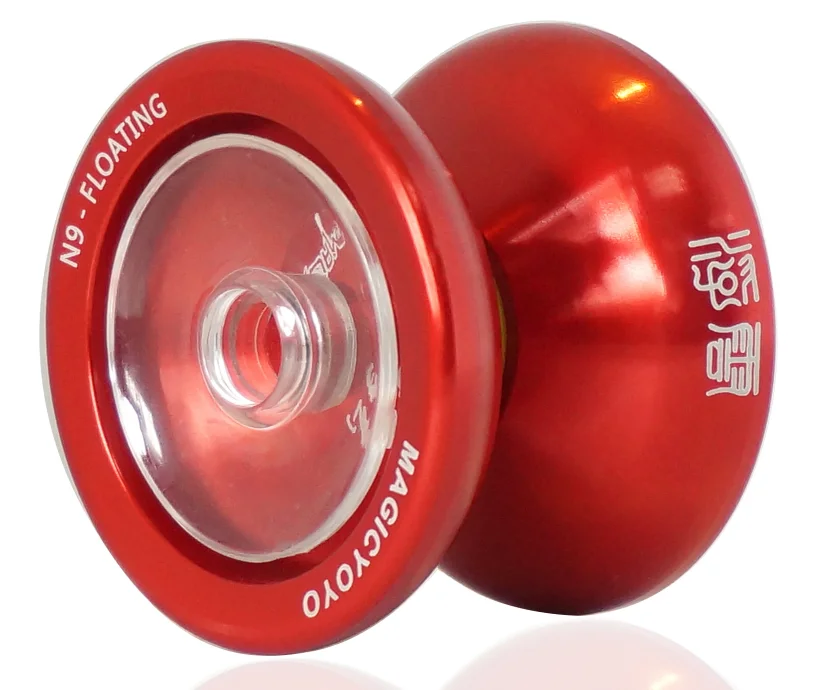 MAGICYOYO из алюминиевого сплава для мальчика йо-йо мяч Детская Классическая Игрушка T5-сапфировый синий Профессиональный Металлический йо-йо - Цвет: N9  red