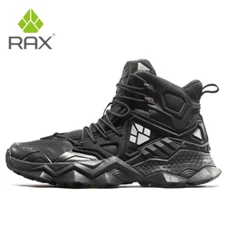 Men's High-Quality Outdoor Hiking & Trekking Boots - Durable, Stylish, and Warm Winter Footwear - 46 (Black)