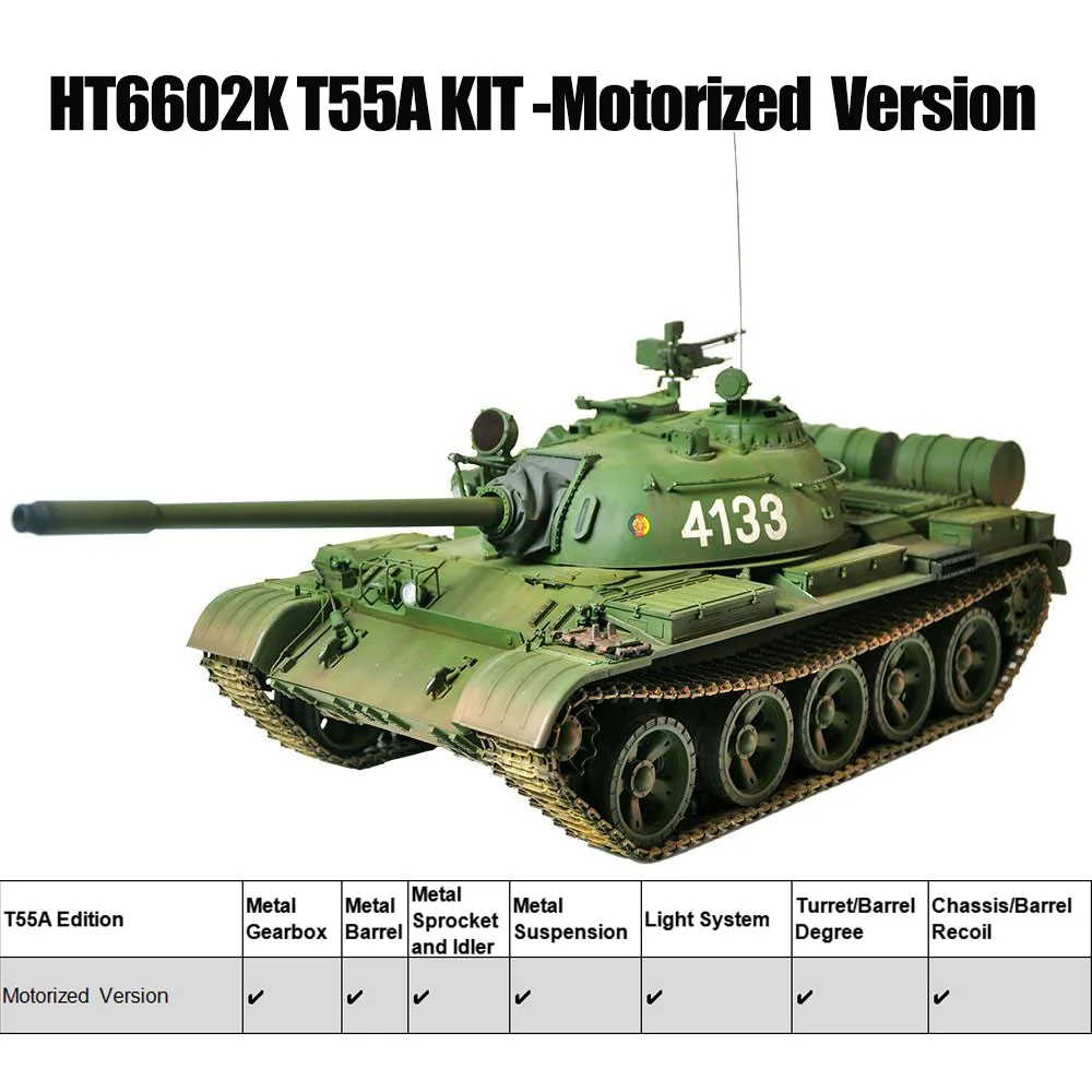 1/16ロシア金属T55A中ソビエト戦車キットdiy組立軍事軍WW2大人の