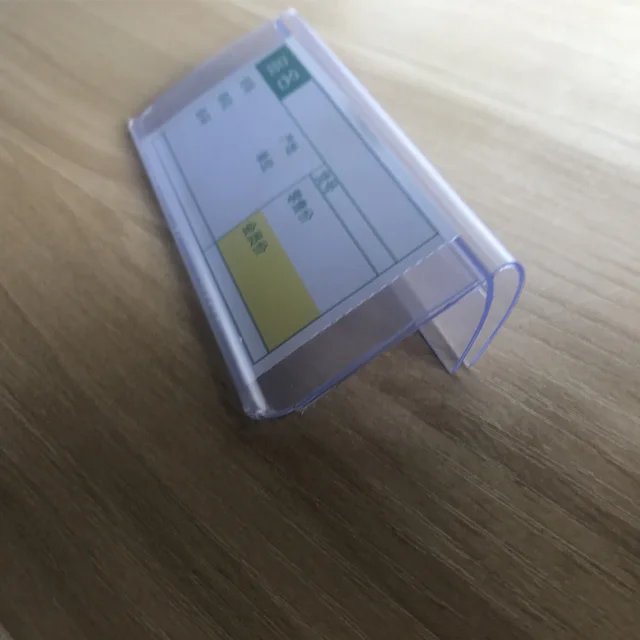 100Db Műanyag Árcédula Jelző Címke Megjelenítő Klip Tartó A Szupermarket Áruházához Cukorkák Snack Kosár - Image 3