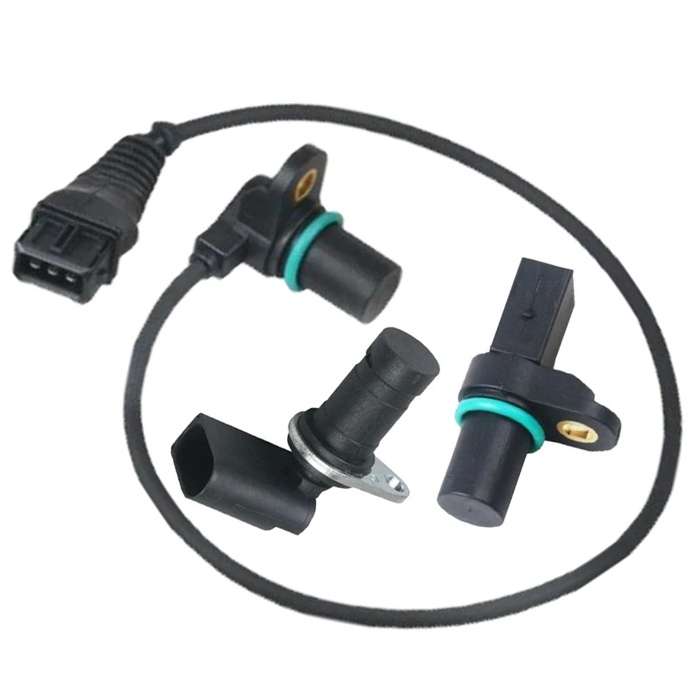 3pcs Car Intake Exhaust Cam Camshaft Crankshaft Position Sensor With O