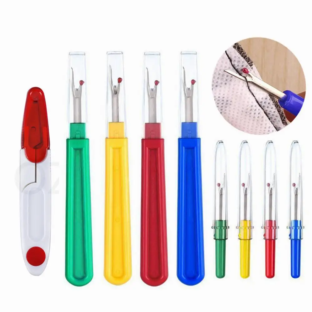 

9pcs Sewing Accessories Seam Ripper Stitch Unpicker With Plastic Handle Thread Cutter DIY Sewing Remover Combination Tools7YJ325