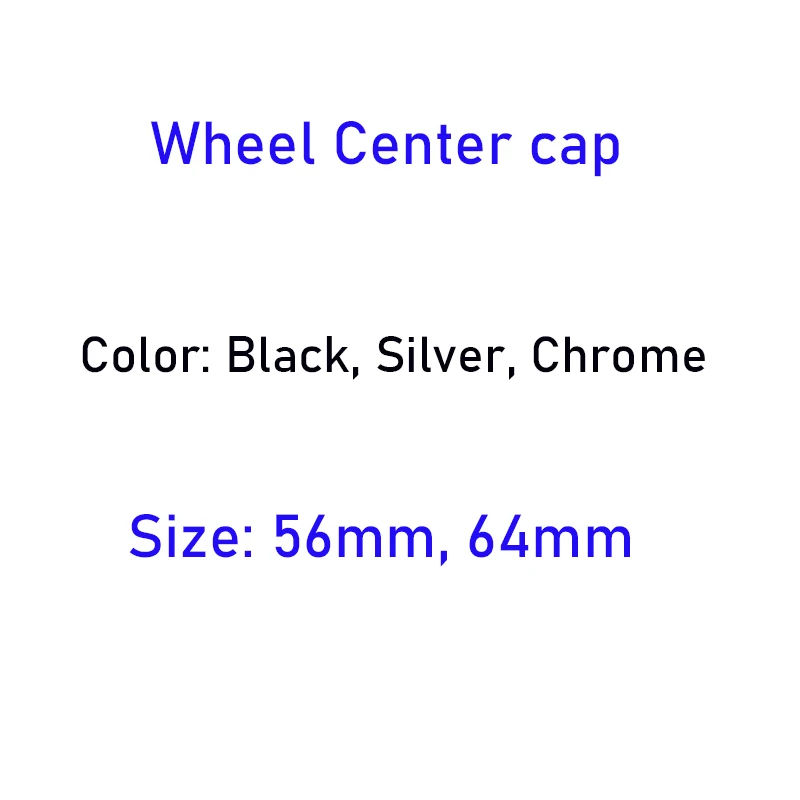 

100pcs 56mm 64mm Wheel Center Cap Hub Caps Rim Badge Covers For Patriot Renegade Grand Cherokee Liberty Commander Accessories