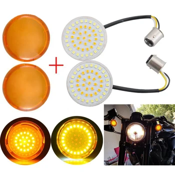 

1 Pair Motorcycle LED Turn Signal Rear Lights Lamp/Lens For Harley Sportster Touring 2011-2019 Softail Dyna 2014-2019