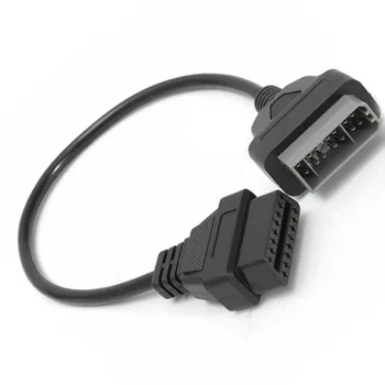 

Brand New 14 PIN OBD To OBD2 16 PIN Car Code Reader Diagnostic Adapter Connector Cable Made Of High Quality Car Accessories