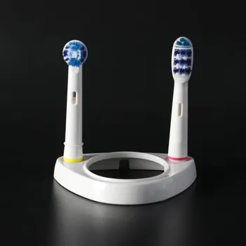 

Electric Toothbrush Holder Bracket Bathroom Toothbrush Stander Base Support Holder 2 Tooth Brush Heads Base With Charger Hole
