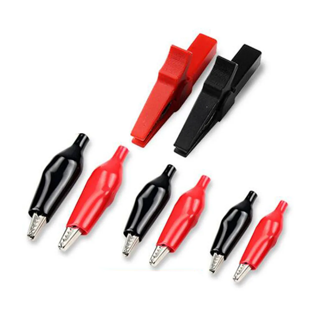 Thicken Battery Clip Pure Copper Car with Firewire Strong Alligator Clip Battery Wire Connection Line Small