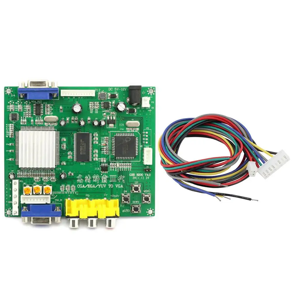 Игра RGB/CGA/EGA/YUV в VGA HD видео конвертер HD9800/GBS8200 для аркады