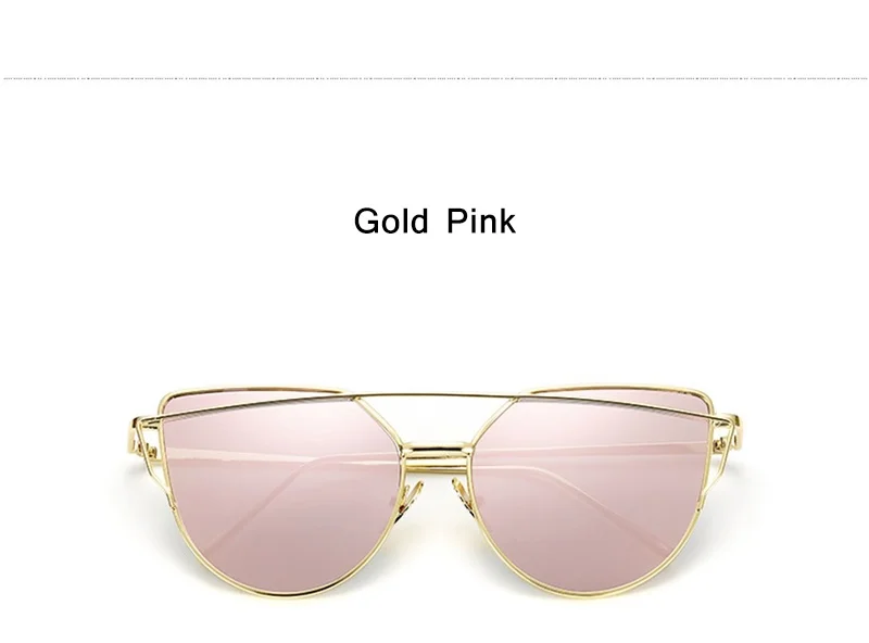 RBRARE Классические роскошные солнцезащитные очки для женщин Cateye винтажные металлические очки для женщин зеркальные Ретро Lunette De Soleil Femme UV400
