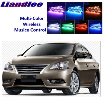 

LiandLee For NissanSerena C24 C25 MK2 MK3 1999~2013 Car Interior UnderDash FootWell Seat Accent Music Rhythm Ambient Light