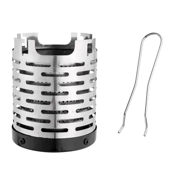 

Outdoor Stove Cover Camping Stainless Steel Portable Heater Cap for Fishing Camping Tent Picnic BBQ Cover Stove
