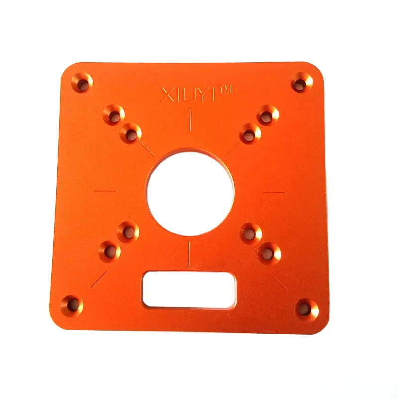 Universal RT0700C Aluminum Router Table Insert Plate Trimming Machine Flip Board for Woodworking Be