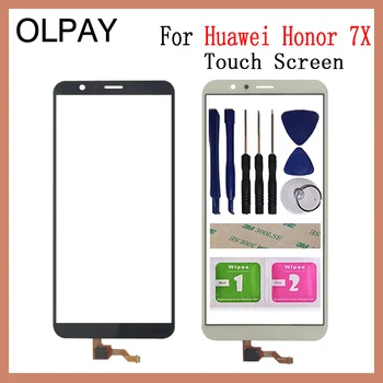 

OLPAY 5.93'' Touch Screen For Huawei Honor 7X Touch Screen Glass Digitizer Panel Lens Sensor Glass Tools Free Adhesive And Wipes