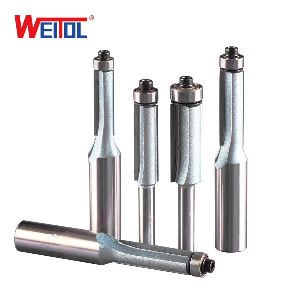 

WeiTol Technical Flush Trim Router Bit woodworking tools CNC milling cutter endmill for wood