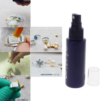 

50ML Jewelry Cleaning Liquid Quick Gem Jewelry Cleaner Anti-Tarnish Cleaning Diamond Silver Gold Jewelry Cleaner Anti-scale