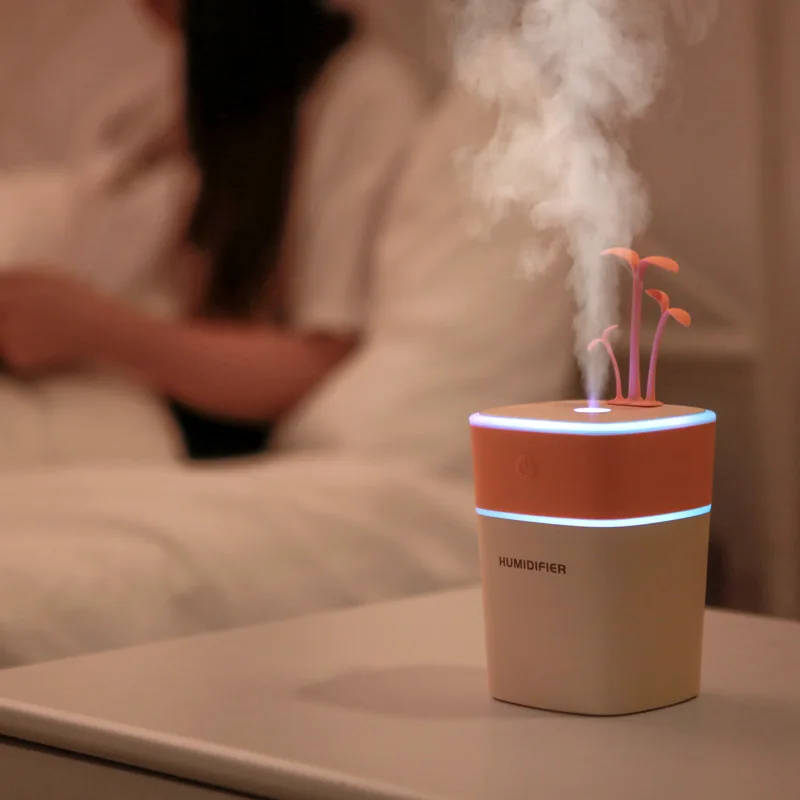 

New Style Grass Humidifier USB Built-in Battery Multi-functional Office Desk Top Anti-Dry Air Cleaner