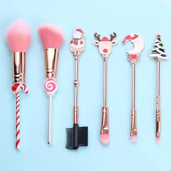 

Makeup 5/6 Pcs Brushes Set Powder Foundation Eye Shadow Eyeliner Lip Brush Cosmetic Brush Maquillaje Maquiagem TSLM2