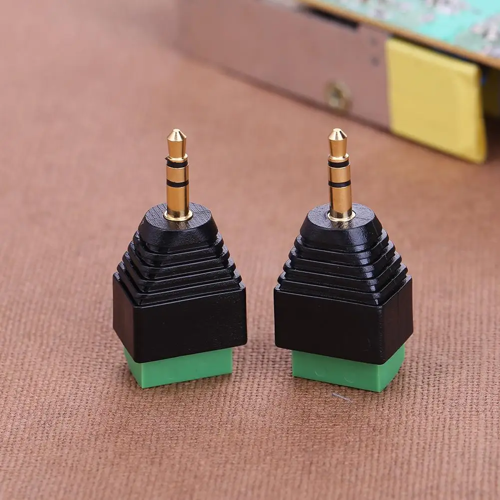 2 шт. 3 5 мм полюсный Штекерный разъем для наушников стереонаушники DIY разъемы