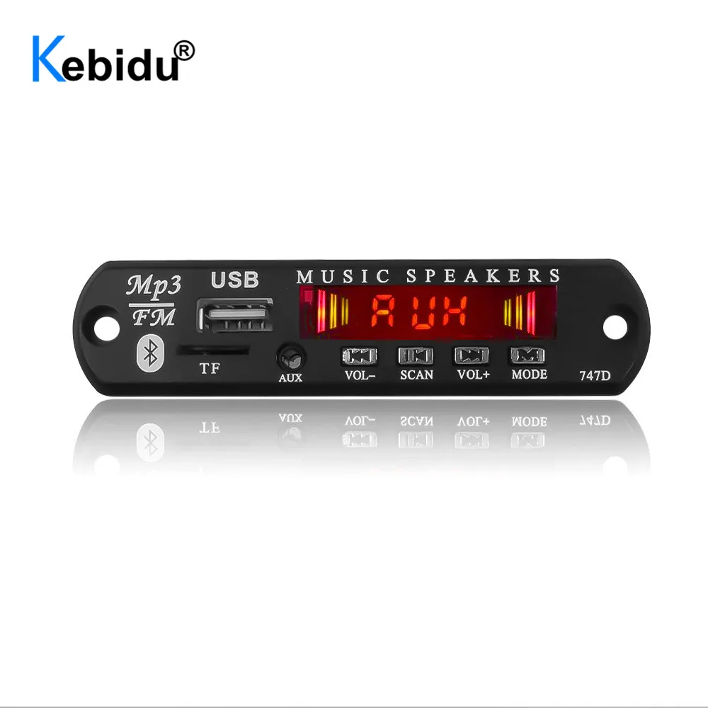Беспроводной Bluetooth MP3 плеер KEBIDU аудиомодуль Плата декодера сделай сам USB TF FM радио