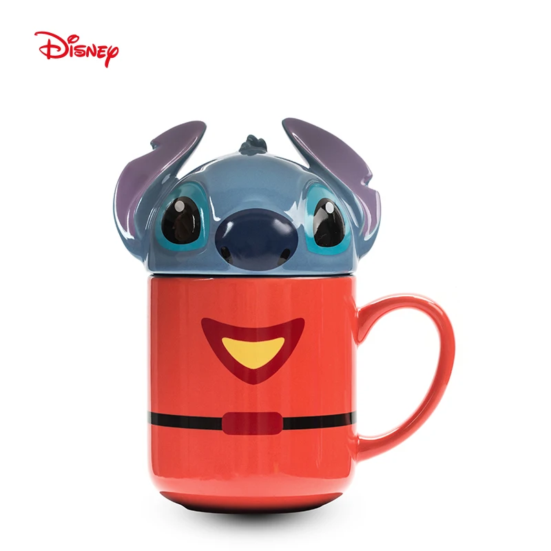 Disney Fashion Cute Cartoon Minnie Stitch Princess Ceramic Cup Mug