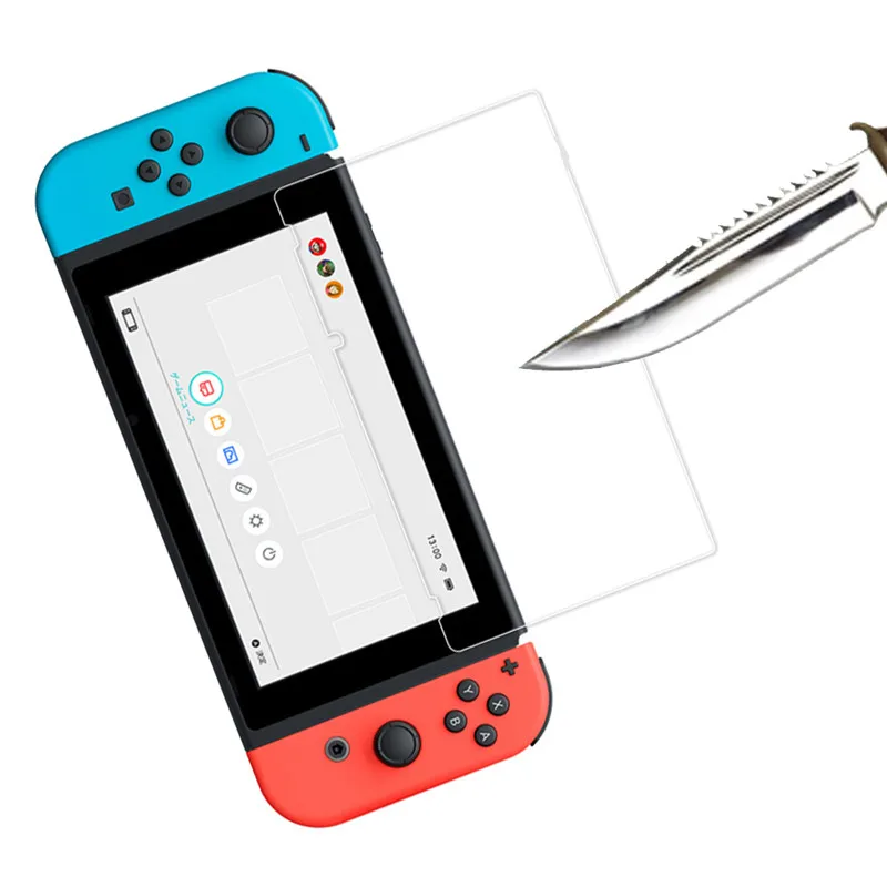 Премиум чехол для экрана из закаленного стекла для nintendo Switch NS NX контроллер защитный чехол для игр аксессуары
