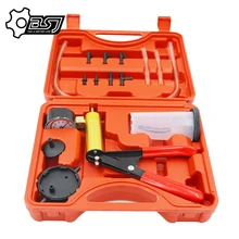 

Hand Held DIY Brake Fluid Bleeder Tools Vacuum Pistol Pump Tester Kit Aluminum Pump Body Pressure Vacuum Gauge HT1190