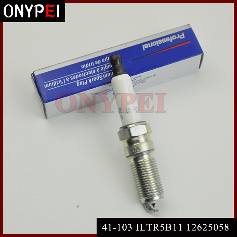 4x иридиевая Свеча зажигания 41 103 12625058 ILTR5B 11 для Chevrolet Buick GMC Cadillac 41103 ILTR5B11|Свечи и