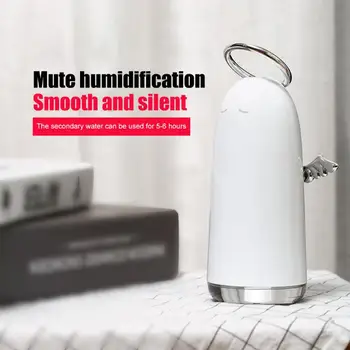 

230ml Angel Air Humidifier Home Car Ambient Lightweight Mist Diffuser Portable Sprayer for Household Office Air Supplies