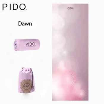 Dawn 1850*680*2 мм PIDO полотенце для йоги нескользящий пот фитнес-коврик Портативный Расширенный складной коврик для йоги сумка одеяло с принтом Estera De Yoga - Цвет: Dawn