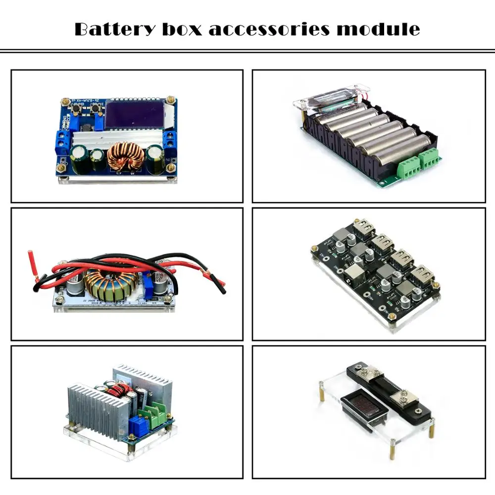 

Step up Step down Boost Module Accessories Buck module Current display module Boost module Electricity meter