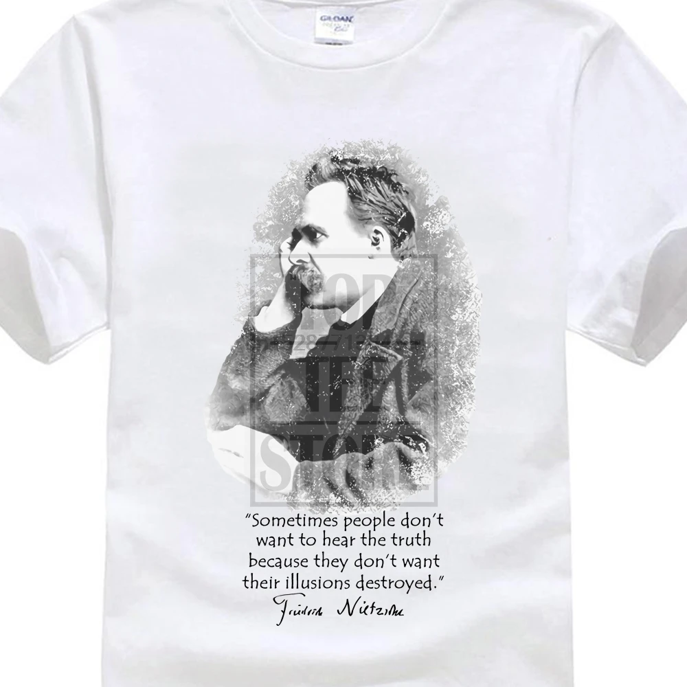 

Friedrich Nietzsche Illusions T Shirt Quote Illusions Truth Nihilism